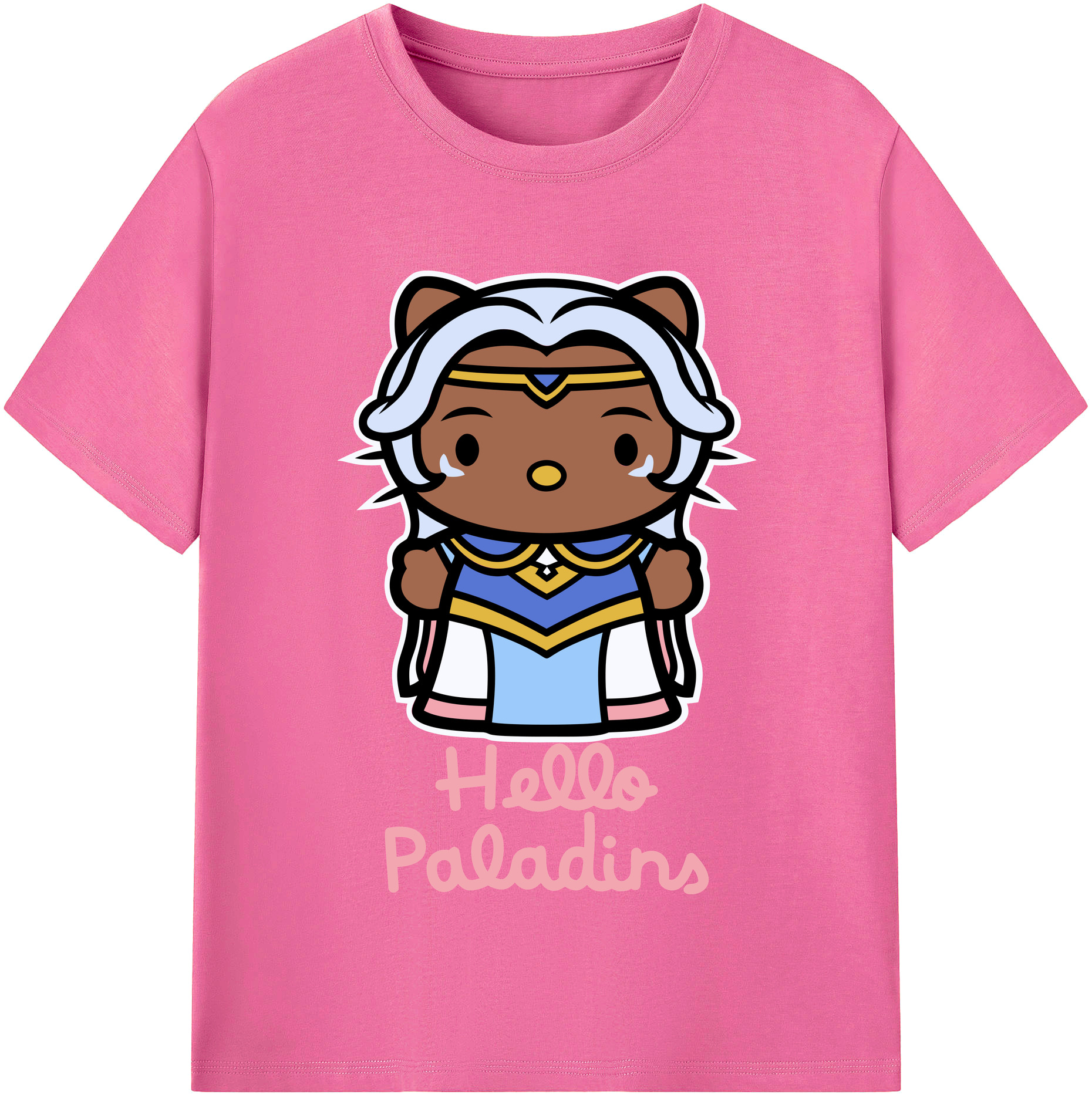 （画像用） Hello Kitty ハローキティ レディースカジュアルプリントTシャツ（綿100％）